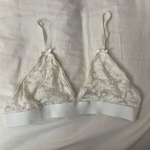 Lace Bralette in Cream
